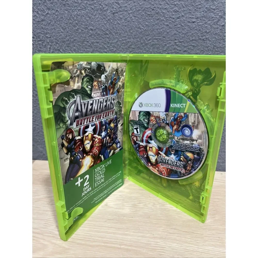 Marvel Avengers: Battle for Earth (Microsoft Xbox 360, 2012)